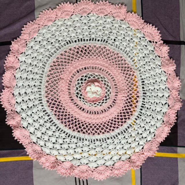 Crochet dinosaur toy