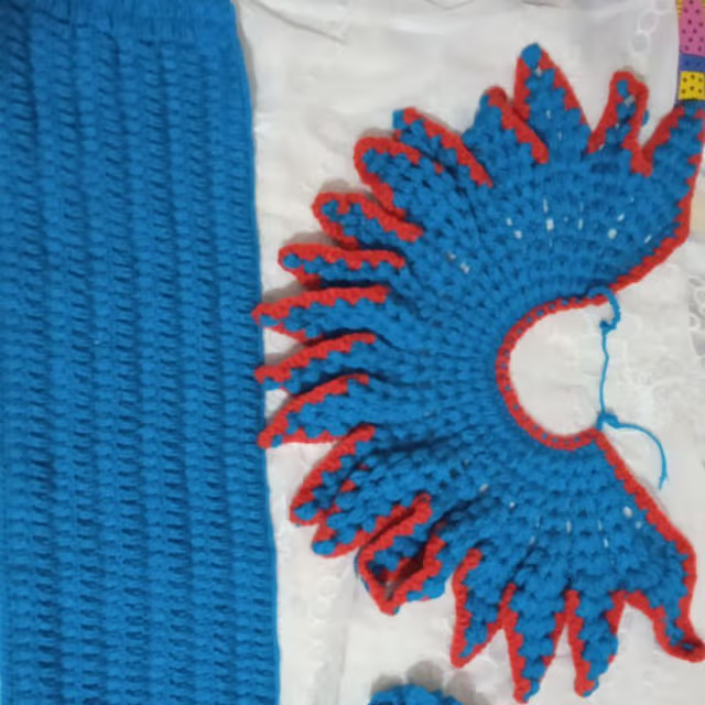 Crochet wall hanging